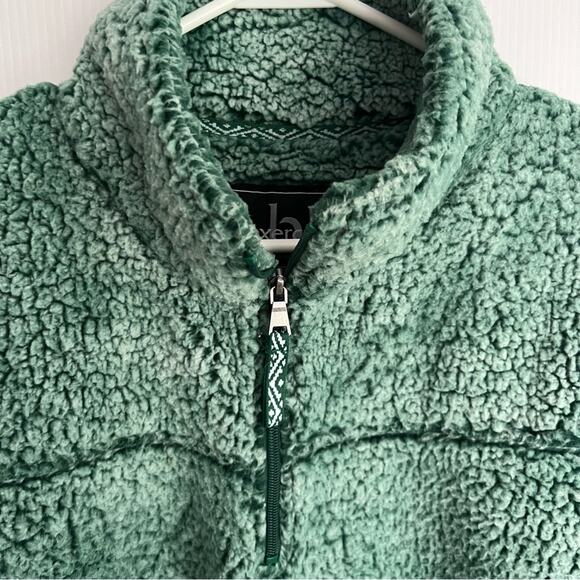 Boxercraft Sherpa Quarter Zip Pullover Green XL - Picture 4 of 9